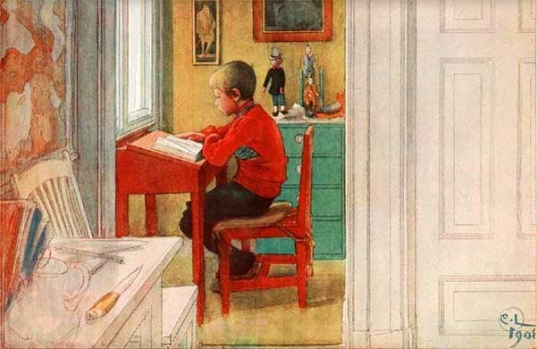 Reading and Art: Carl Larsson